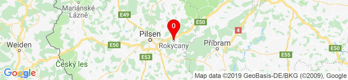 Mapa Rokycany, Rokycany District, Plzeň Region, Czechia. Podrobnější mapa je k dispozici pouze pro registrované uživatele. Prosím, zaregistrujte se nebo se přihlašte.