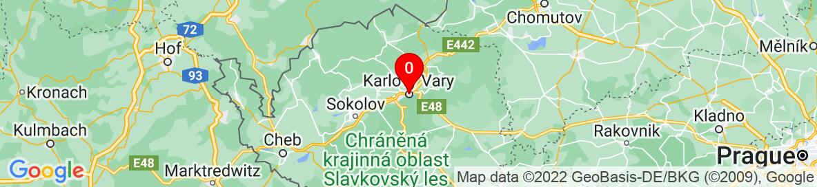 Mapa Karlovy Vary, Karlovarský kraj, Česko. Podrobnější mapa je k dispozici pouze pro registrované uživatele. Prosím, zaregistrujte se nebo se přihlašte.