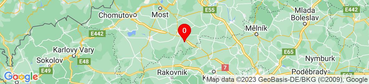 Mapa Smolnice, Louny, Ústecký kraj, Česko. Podrobnější mapa je k dispozici pouze pro registrované uživatele. Prosím, zaregistrujte se nebo se přihlašte.