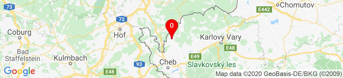Mapa Luby, Cheb, Karlovarský kraj, Česko. Podrobnější mapa je k dispozici pouze pro registrované uživatele. Prosím, zaregistrujte se nebo se přihlašte.