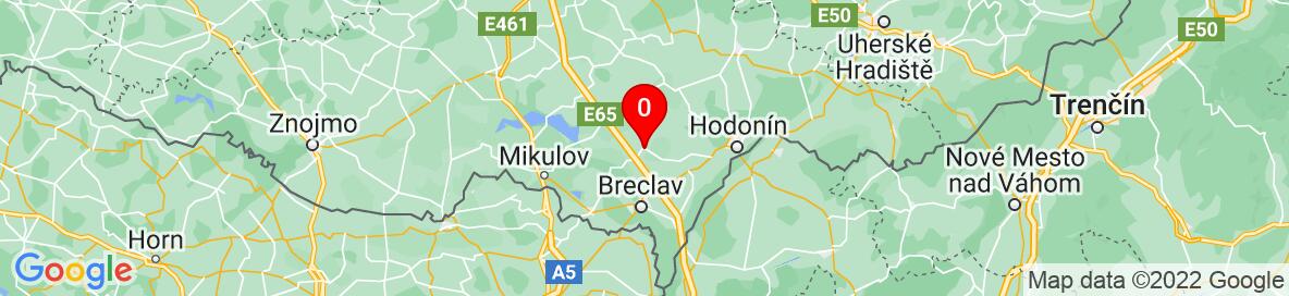 Mapa Velké Bílovice, Břeclav, Jihomoravský kraj, Česko. Podrobnější mapa je k dispozici pouze pro registrované uživatele. Prosím, zaregistrujte se nebo se přihlašte.