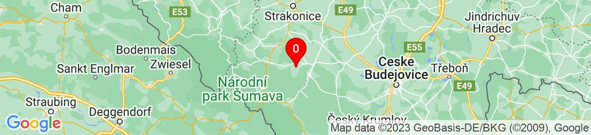 Mapa Lažiště, Prachatice, Jihočeský kraj, Česko. Podrobnější mapa je k dispozici pouze pro registrované uživatele. Prosím, zaregistrujte se nebo se přihlašte.