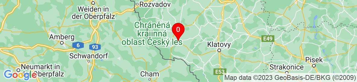 Mapa Luženičky, Domažlice, Plzeňský kraj, Česko. Podrobnější mapa je k dispozici pouze pro registrované uživatele. Prosím, zaregistrujte se nebo se přihlašte.